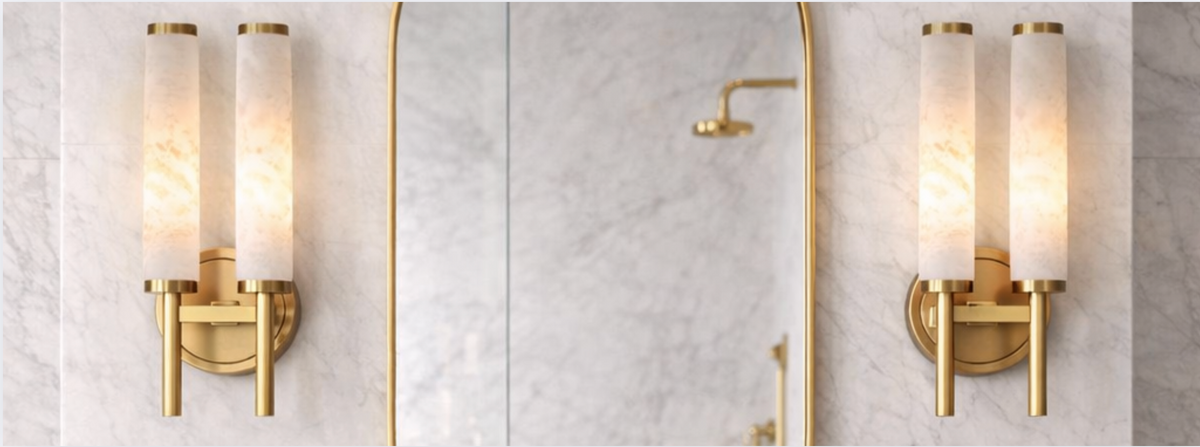 MARBLE WALL SCONCES