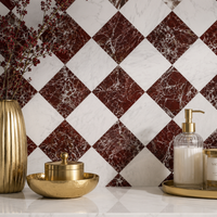 Elara Checkerboard Marble Tile
