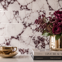 Violavella Calacatta Viola Subway Tile