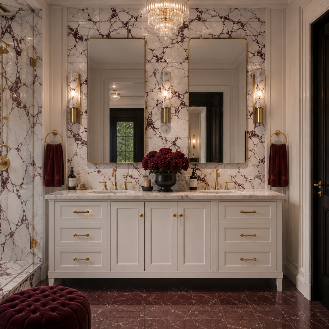 Violavella Calacatta Viola Subway Tile