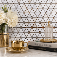 Calacatta Gold Aurellia Marble Mosaic