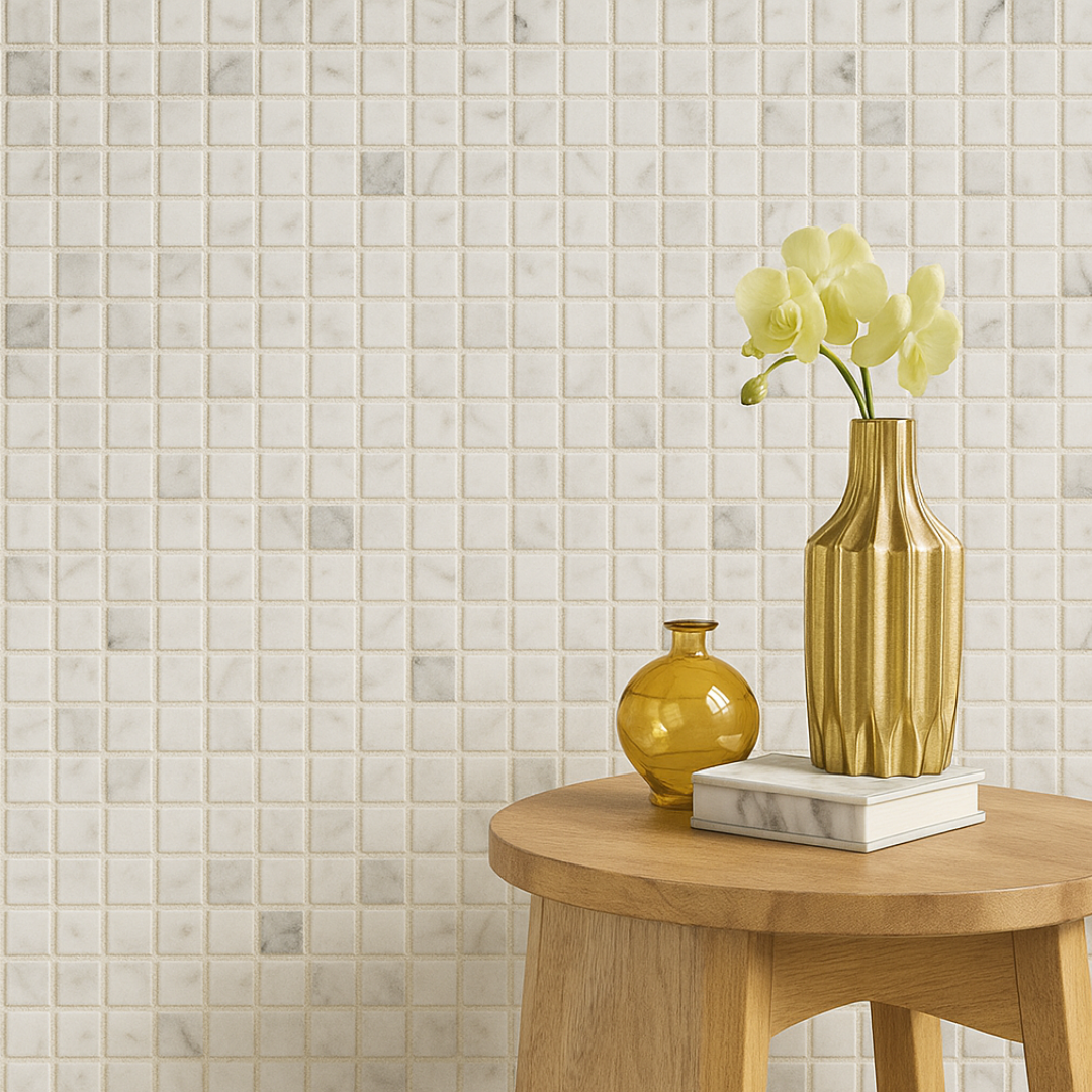 Venetian Marabellea Calacatta 1" x 1" Mosaic
