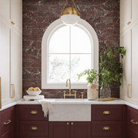 SAMPLE Garnet Meadow Marble Tile