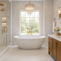 Calithia Marble Soaking Tub