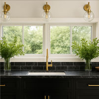 Sample Obsidian Meadow Marble Subway Tile