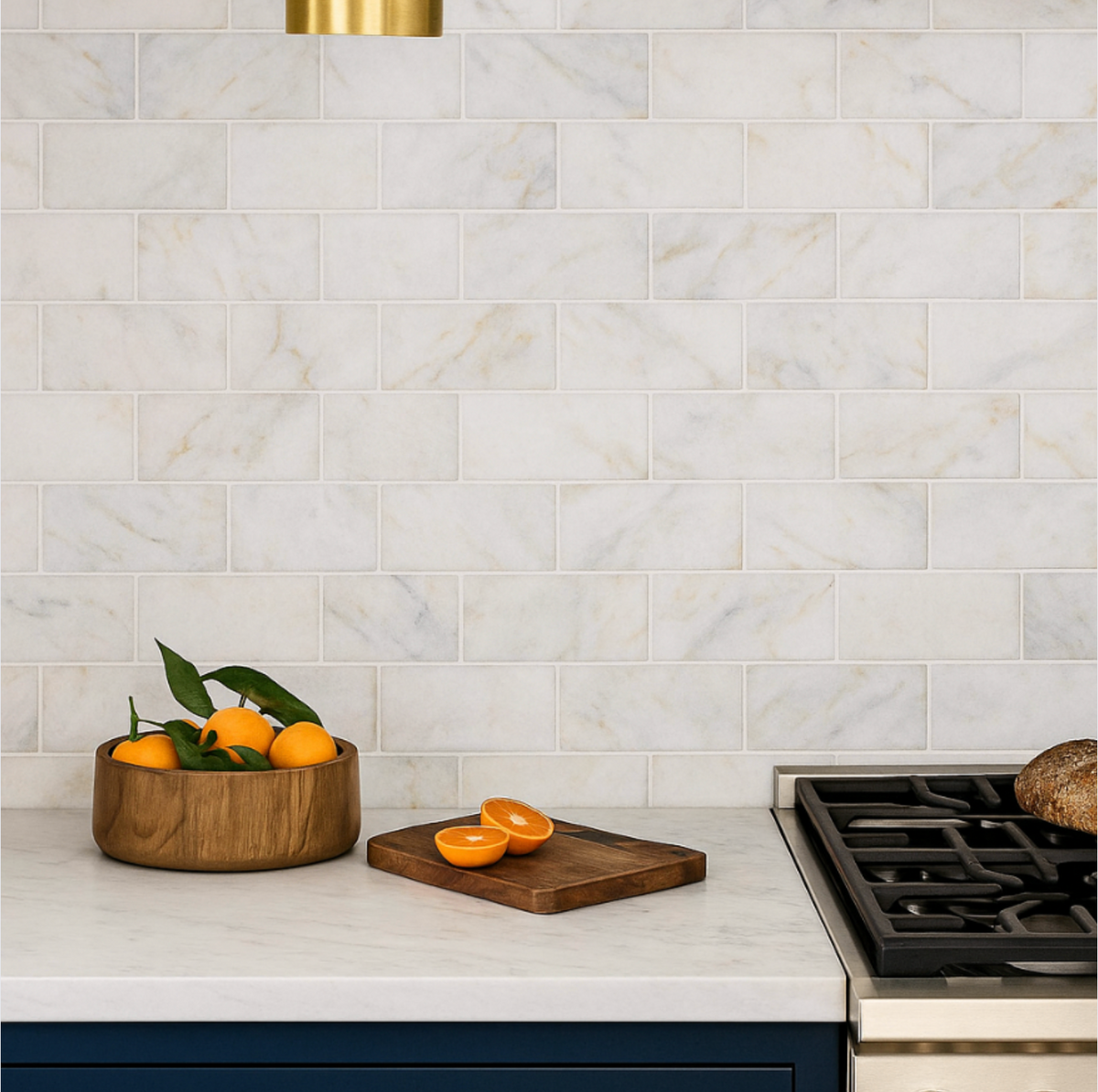 Elysian Calacatta Subway Tile